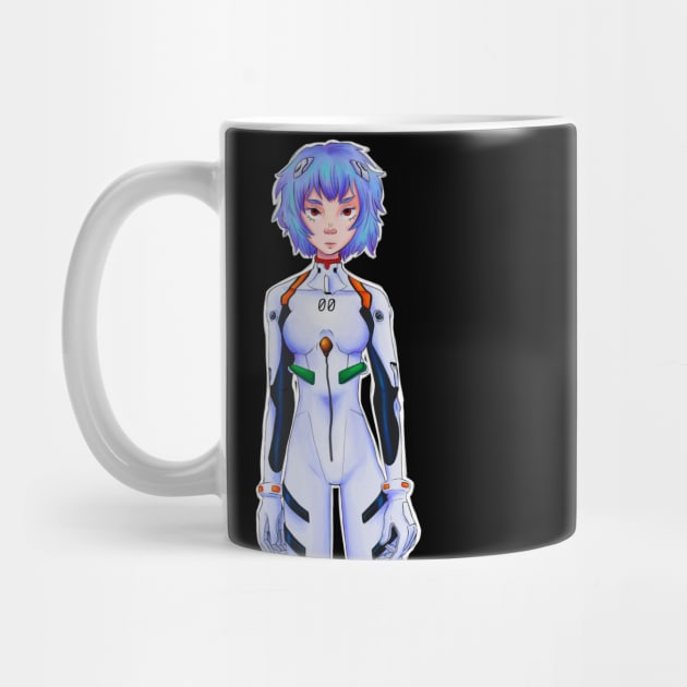 Rei Ayanami (Neon Genesis Evangelion) by juulsart